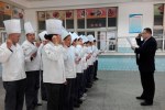 潍坊公司某餐厅开展春季食品安全生产100天签名宣誓活动
